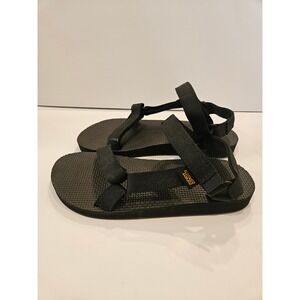 Teva Original Sandals Black Womens Strappy Sport Outdoor Sive 5 UK 4